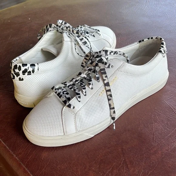 Yves Saint Laurent “Andy” Perforated Low Top Sneakers - Picture 2 of 16